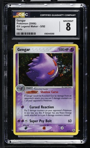 Gengar graded CGC 8 for sale on eBay