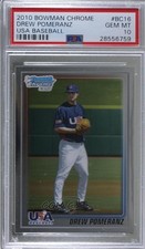 2010 Bowman Chrome USA Team Drew Pomeranz #USA-BC16 PSA 10 GEM MT g6p