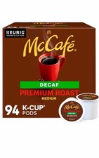 McCafe Decaf Premium Roast K-Cup Coffee Pods 94 ct. HOT.....  