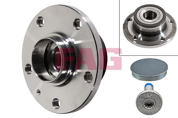 NEU - Schaeffler FAG 713610960 Radlagersatz FüR Audi Seat Skoda VW-image
