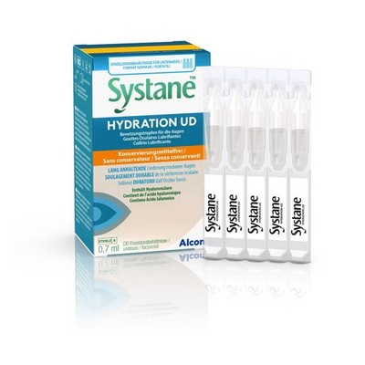 Systane HYDRATION Benetzungstropfen 30x0,7ml für trockene Augen Einzeldosen