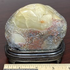 中国古董佛像和寿山石主雕像| eBay