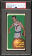 1970 TOPPS #140 BILLY CUNNINGHAM PSA 4