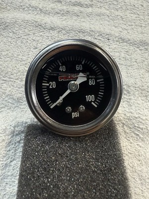 Fueling Parts Liquid Filled Pressure Gauge 1.5 Inch Dial 9043 2212-0611