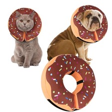 Recovery Donut Collar for Dogs Cat,Inflatable Dog Cone Collar Alternative Af...