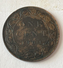 CANADA 1904 One 1 Large Cent King Edward V