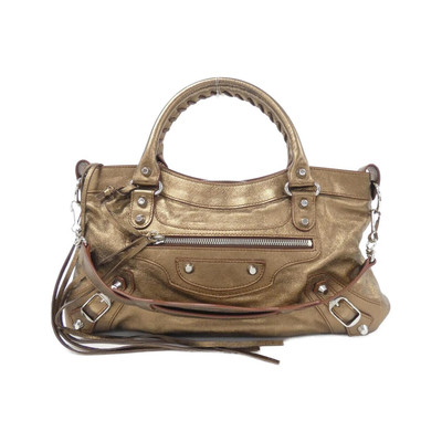 バッグ BALENCIAGA CITY THE FIRST BAG 103208 BALENCIAGA The First Handbag Shoulder Bag Leather Black