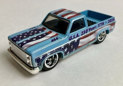 1 set of 1/64 Decals (only) for Hot Wheels 83 Silverado USA 250 YEARS 1776-2026