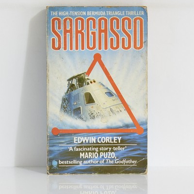 EDWIN CORLEY Sargasso - 1978 Sphere 2nd print - Bermuda Triangle Sci-Fi thriller