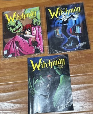Witchman R.C. Young Book 1 Issue 3 -4 And Book 2 Issue 1 Signed