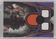 2018 Topps Tribute Tribute Triple Relics Purple 20/50 Trey Mancini #TTR-TM 2o7