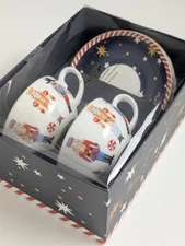 Park Chateau Nutcracker Porcelain Tea Cup & Saucer Set 2pc New in Box