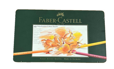 Faber-Castell Polychromos Pencil Set Of 60, Artists  Colour Pencils