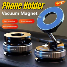 Vacuum Magnetic Phone Holder for Car Zinc Alloy Suction Car Mount, Adjustable