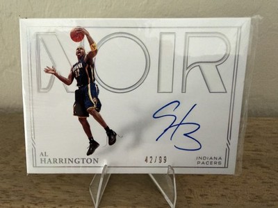 2020-21 Panini Noir Shadow Signatures 37/99 Al Harrington #SHA-ALH Auto Pacers