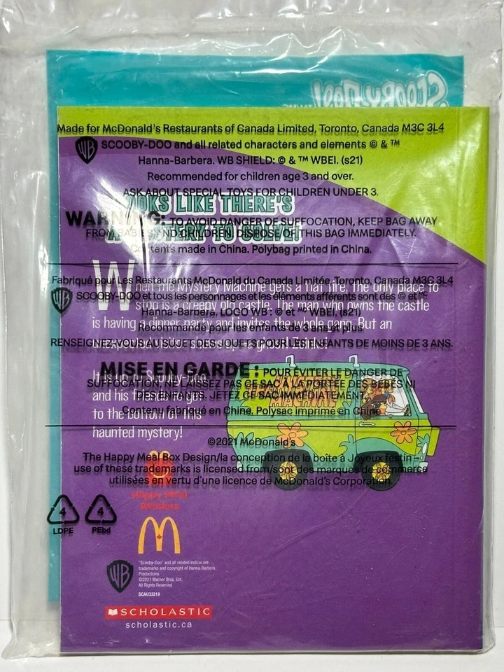 Scooby-Doo and the Haunted Castle McDonalds Happy Meal Book — 第 2/2 张图片