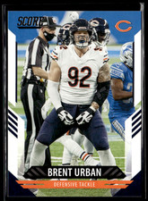 2021 Score - Brent Urban #129 (RC)