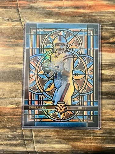 2024 Panini Donruss Josh Allen Stained Glass Prizm #2 Buffalo Bills Card