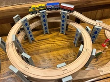 Imaginarium Wooden Railway Spiral Train Set 56 Piece BRIO Thomas Toys-R-Us NEW