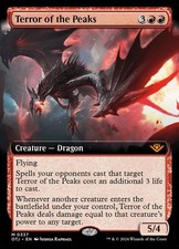 Terror of the Peaks - Extended Art OTJ LP MTG