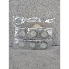 6 Pcs Watch Movement Whole Replacement Silver Tone for Crafting DIY