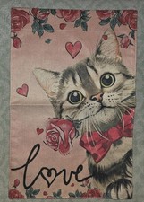 Valentine's Day Cat Flag