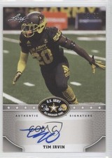 2015 Leaf US Army All-American Bowl Silver 43/50 Tim Irvin #BA-TI1 Auto 0v1