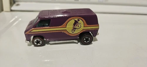 1974 Hot Wheels Redline Super Van Plum Dirt Bike Motorcross repaint restoration