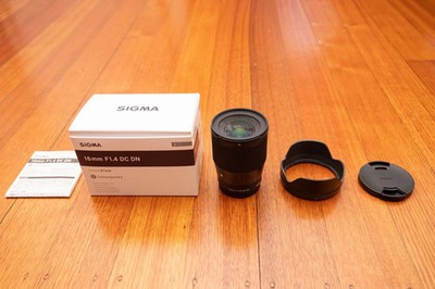 Sigma 16mm F1.4 DC DN Contemporary Lens - Black for Sony E-Mount