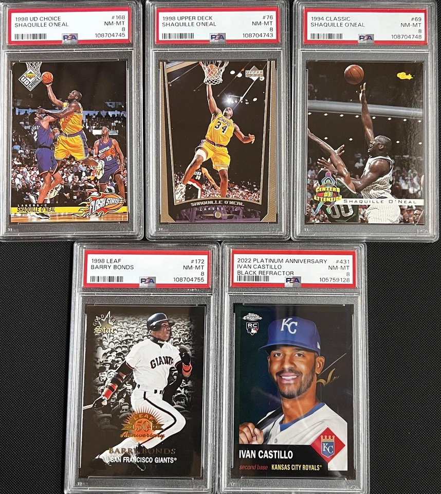 12 Card Graded Sports Lot - Baseball (MLB) Basketball (NBA) - PSA & BGS - Image 2 of 3