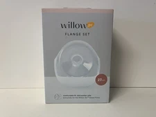 Willow Go Flange Set Size 27mm 2 Flanges Dishwasher Safe NEW FACTORY SEALED