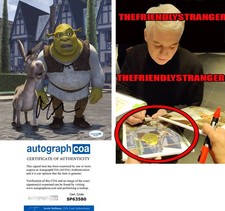 Mike Myers signed "SHREK" 8x10 Photo EXACT PROOF e AUTO Shrek Donkey ACOA COA