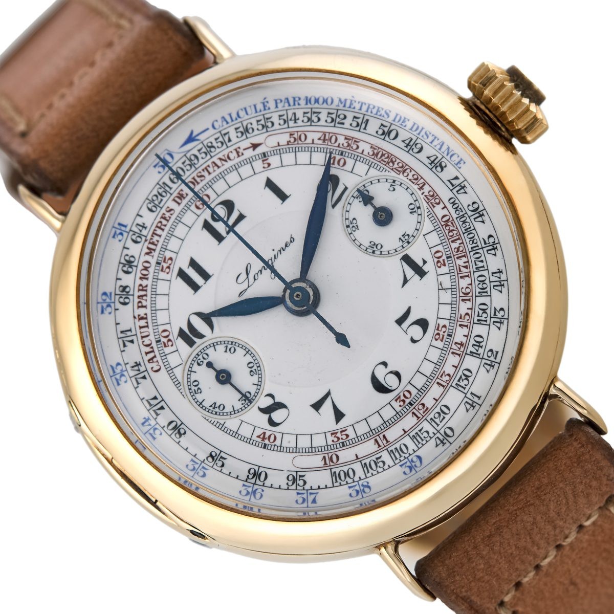 Longines Monopusher Chronograph Cal.13.33Z 18ct 1930 | eBay