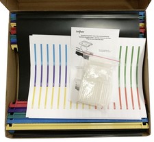 Snopake HangGlider A4 Suspension Files Folders Black Assorted Tabs - Pack 25