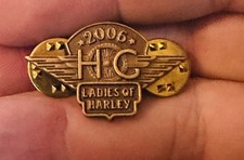 HARLEY-DAVIDSON LADIES OF HARLEY HG "HOG" VEST PIN 2006