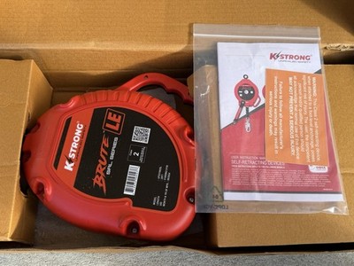 KSTRONG Brute SR-LE 25 Ft Cable SRL WITH Swivel Snap hook & tagline UFS310025L