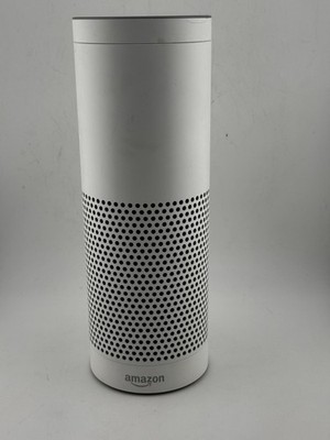 Amazon Echo 1. Gen Smart Lautsprecher Alexa weiß SK705DI funktionstüchtig ohne Stromkabel