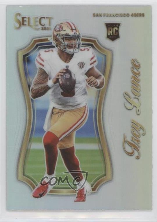 2021 Panini Select Certified Rookies Silver Prizm Trey Lance #SCR-3 RC s1i