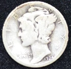 1924-S GOOD Mercury Dime, 90% SILVER!