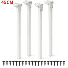 4x Folding Table Legs 35/40/45/50/70 CM Metal Foldable Table Furniture Legs UK