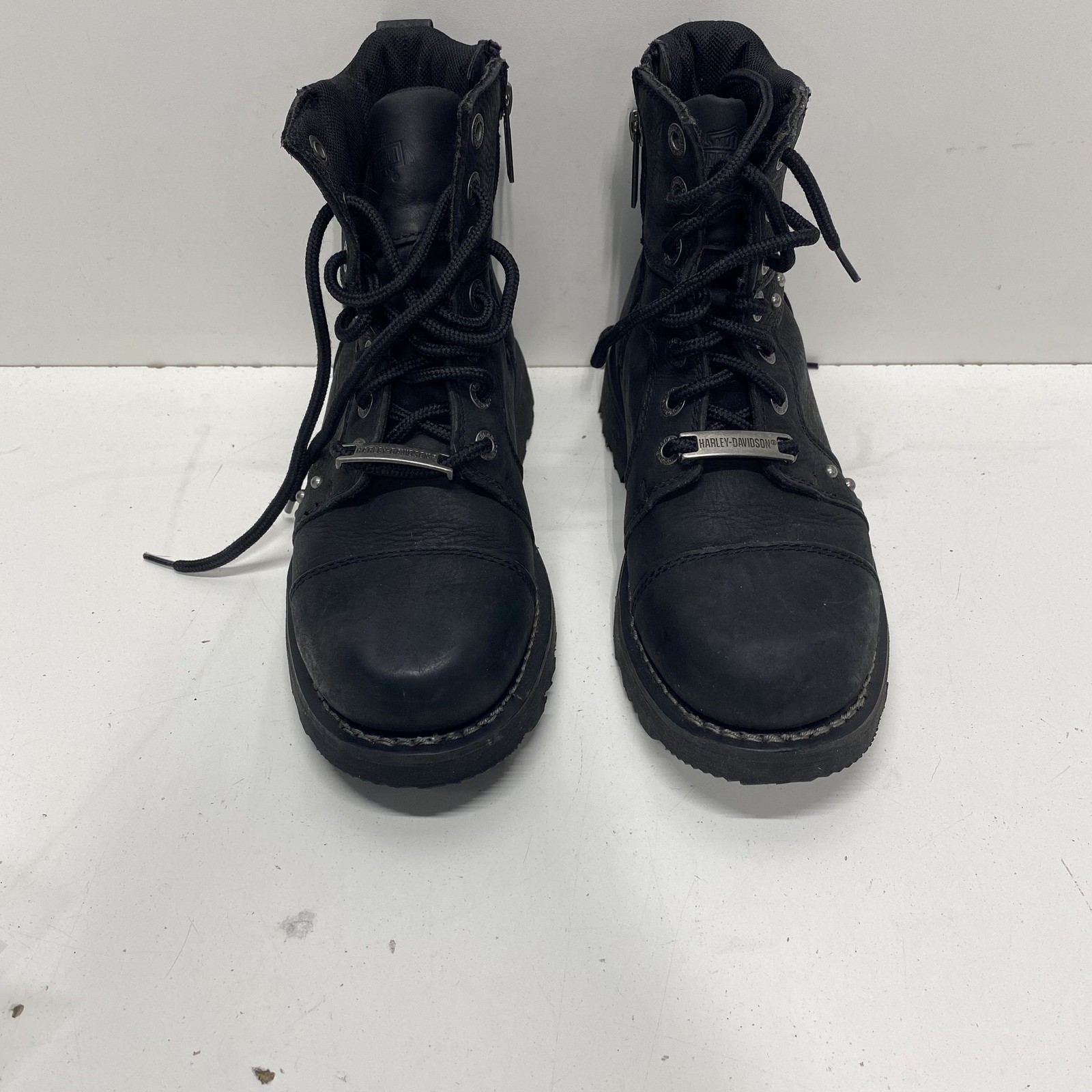 Harley-Davidson Black Solid Combat Boot Women's S… - image 5
