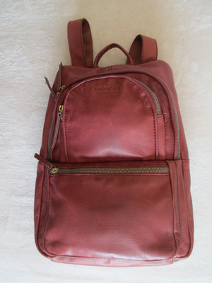 New All  Leather Backpack Bag