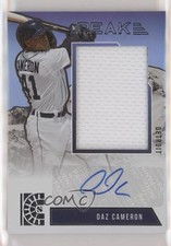 2022 Panini Capstone Peak Material Signatures Daz Cameron #PMS-DC Auto 7kj