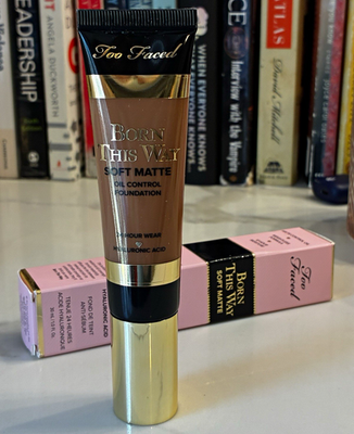 #ad Too Faced Born This Way Soft Matte Oil Control Foundation Spiced Rum New in Box $17.99
