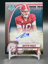 Austin Mack • 2024 Bowman Chrome U • 1st Auto Alabama QB