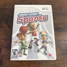 Junior League Sports - Nintendo Wii Game Video Game w/ Manual - TESTED
