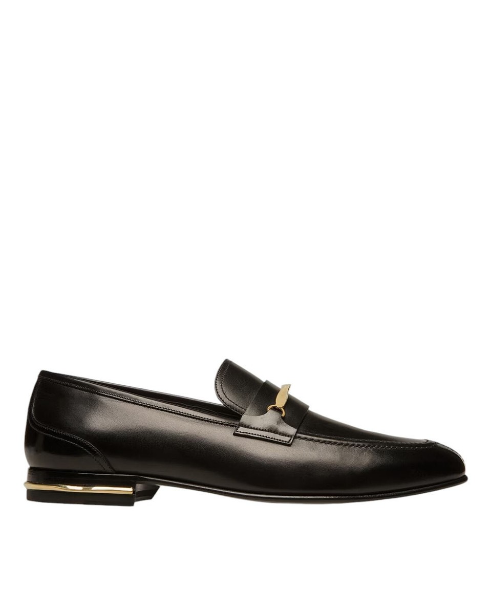 Bally Genos 6304150 Men's Black Calf Leather Loafers MSRP $1180 | eBay