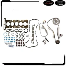 Head Gasket Set & Timing Chain Kit For 2006-2006 Hummer H3 3.5L GAS DOHC