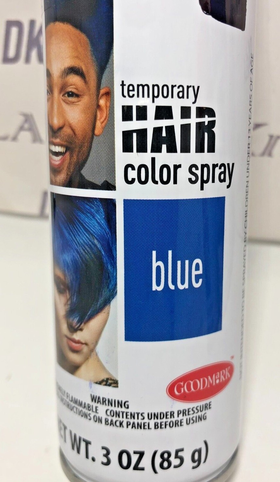 Halloween Temporary Spray-on Hair Color, Red, Blue, White, P