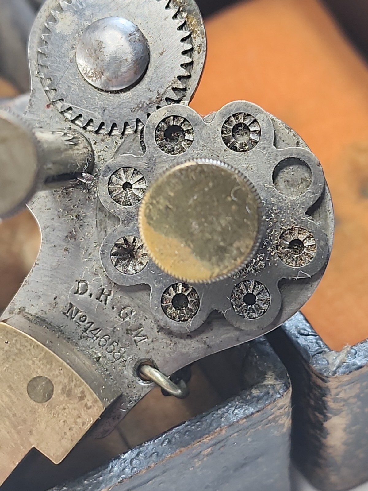 Antique Watchmaker D.R.G.M.Pocket Watch Bow Mill Cutter Germany 1